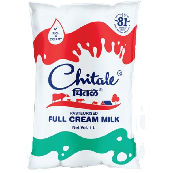 Chitale Full Cream Milk - 1 Ltr